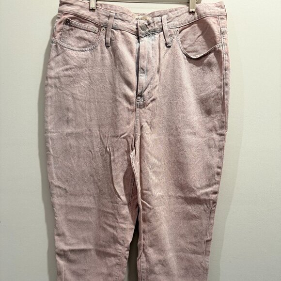 NWOT Madewell The Momjean Overdyed Edition High Rise in Lilac Pink size 31 - Picture 1 of 2